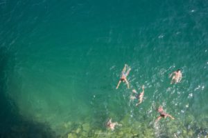 High Divers in the water, Edimen Lugano Cliff Diving 2019